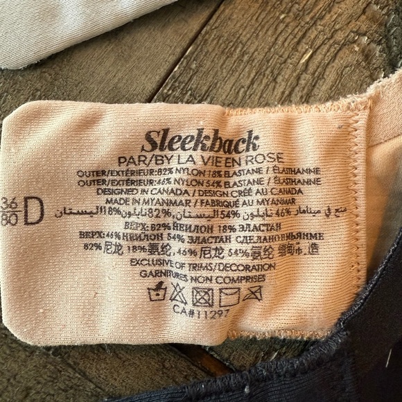 La Vie En Rose Sleekback Bra Bundle, size 36D - Picture 15 of 15